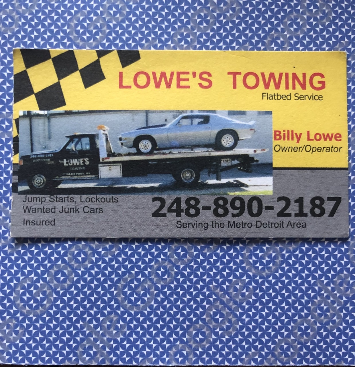 Lowe's Towing in